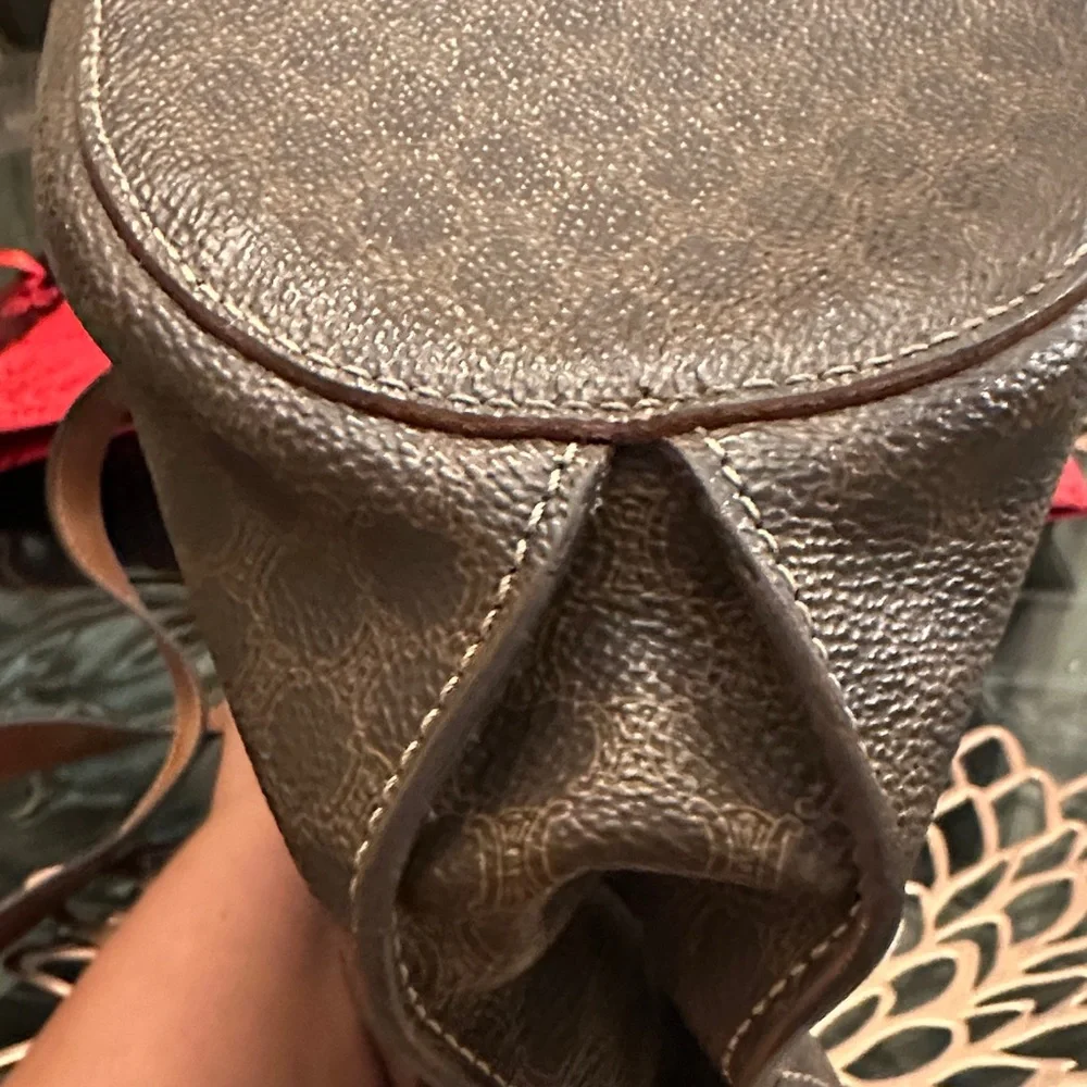 Celine Macadam Brown and Tan Leather Tote. Excellent condition! - Picture 12 of 13